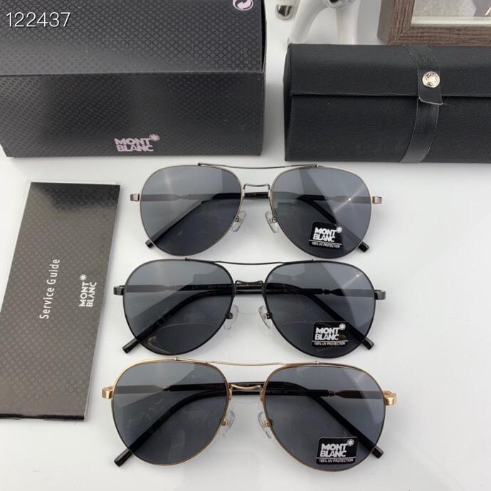 MONTBLANC萬寶龍 原單正品 男士簡約方框太陽鏡 高端大氣 MB695S  lly1108